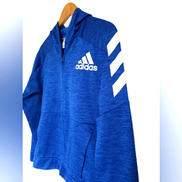 Adidas full zipper hoodie (Like New) - Picture 2 of 5